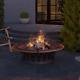 40 Hammered Copper Fire Pit For Outdoor Living