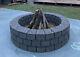 80 Cm Fire Pit Brick Kit Concrete Fire Place Diy Garden Wood Burner Bbq Heater