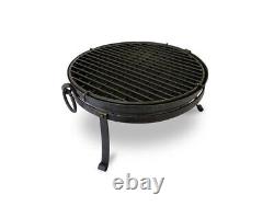 80cm Asha Fire Pit With Low Stand & Grill