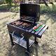 Anthracite Bbq Barbecue Charcoal Trolley Stainless Grill Stand Fire Pit Outdoor