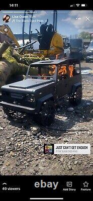 Bespoke Defender firepit Land Rover CNC MADE TO ORDER 2- 3mm raw steel sheet