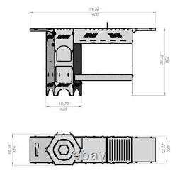 Cauldron Brazier, Fire Pit, Grill, Mangal, Collapsible, Flatpack BBQ