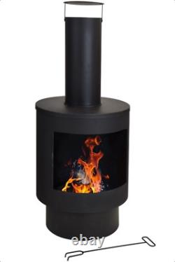 Chiminea for Garden, Outdoor Fire Pit and Patio Heater (Premium)