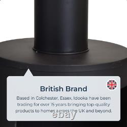 Chiminea for Garden, Outdoor Fire Pit and Patio Heater (Premium)