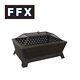 Dellonda Dg44 35in Rectangular Bronze Outdoor Fire Pit With Mesh Safety Screen