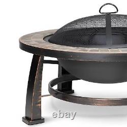 Deluxe Fire Pit, Traditional Style, with Cover Slate