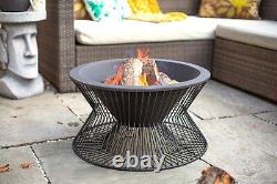 Fire PIt Outdoor Patio Heater Modern Large Milan La Hacienda