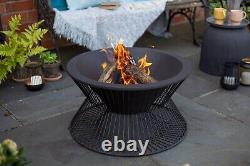 Fire PIt Outdoor Patio Heater Modern Large Milan La Hacienda