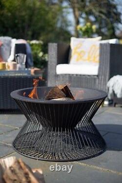 Fire PIt Outdoor Patio Heater Modern Large Milan La Hacienda