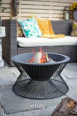 Fire PIt Outdoor Patio Heater Modern Large Milan La Hacienda