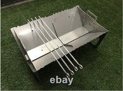 Fire Pit BBQ Slot And Go Stainless Steel