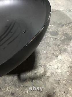 Fire Pit Circular Black Industrial Metal