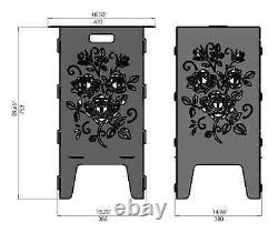 Fire Pit Grill, Barbecue, Collapsible, Flatpack BBQ 7 Designs Available