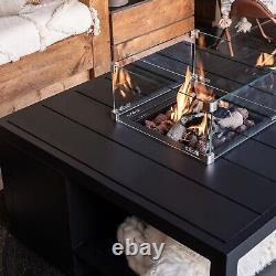 Fire Pit Outdoor Table Gass Heater Garden Coffee Table Fireplace Patio Stove