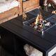 Fire Pit Outdoor Table Gass Heater Garden Coffee Table Fireplace Patio Stove