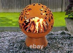 GardenCo Globe Fire Pit Large 60cm Outdoor Round Firepit for Garden and Pat