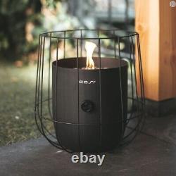 Garden Fire Pit Outdoor Heater Black Gas Table Lantern Portable Camping Stove