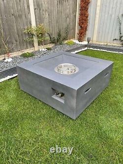 Gas Fire Pit Outdoor Premium XLarge with Rain Cover