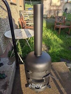 Gas bottle wood burner log Burner Chimena Fire Pit Handmade Built To Last