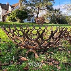 Handmade Horseshoe Fire Pit 100cm Diameter