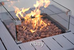 Hh Fire Stainless Steel Drop in Burner Fire Pit Pan with Pulse Ignitor