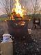 High Fire Pit Bbq Grill Log Burner Outdoor Seating Fire Show Camping