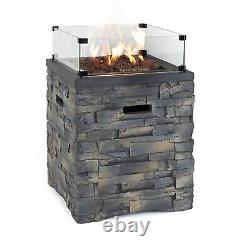 Kettler Kalos Universal Stone 52cm Square Fire Pit