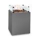 Kettler Kalos Universal Fire Pit Square 52cm With Glass Surround & Regulator
