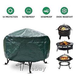 Large Fire Pit Cover Bowl Water Proof Resistant Outdoor Garden Patio 84x50 cm