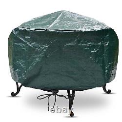 Large Fire Pit Cover Bowl Water Proof Resistant Outdoor Garden Patio 84x50 cm