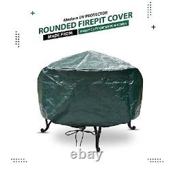 Large Fire Pit Cover Bowl Water Proof Resistant Outdoor Garden Patio 84x50 cm