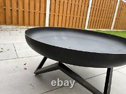 Large Fire Pit NEW Cook King Santiago 80cm Steel Firepit Inc Cover