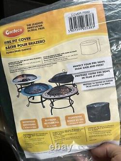 Large Fire Pit NEW Cook King Santiago 80cm Steel Firepit Inc Cover