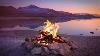 Live Great Salt Lake Campfire Virtual Fireplace Video With Nature Sounds For Meditation