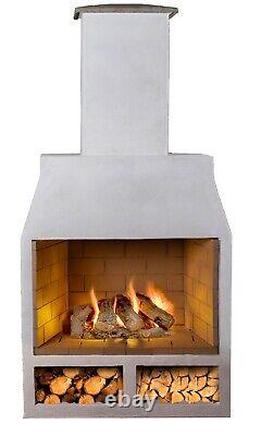 Natural Outdoor Garden Fireplace / Barbecue made from Volcanic Pumice