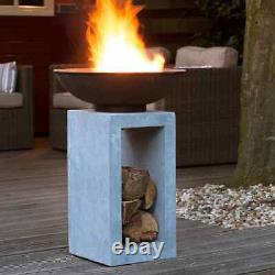 New outdoor garden patio Ivyline Fire bowl & stand Fire pit RRP £179