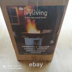 New outdoor garden patio Ivyline Fire bowl & stand Fire pit RRP £179