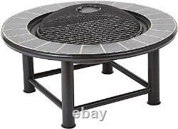 Outdoor 30 Tile Fire Pit Table