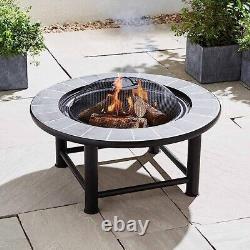 Outdoor 30 Tile Fire Pit Table