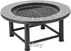 Outdoor 30 Tile Fire Pit Table