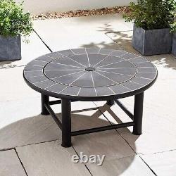 Outdoor 30 Tile Fire Pit Table