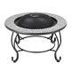 Outdoor Fire Pit 4-in-1 Table Bbq, Ice Pit, Fire Pit, Table
