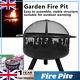 Outdoor Fire Pit Garden Fire Pit Camping Patio Heater Large Log Burner Bbq Bowl