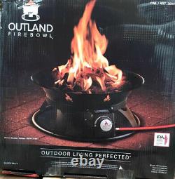 Outland Firebowl Mega Portable Propane Camp Fire Outdoor Camping Firepit NEW