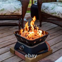 Outland Firecube Firebowl Fire Pit with Cover & Carry Kit Home/ Camping, New box