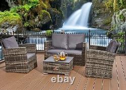 Rattan Garden Furniture Outdoor Corner Sofa Patio Garden Available In 3 Design