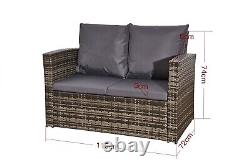 Rattan Garden Furniture Outdoor Corner Sofa Patio Garden Available In 3 Design