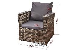 Rattan Garden Furniture Outdoor Corner Sofa Patio Garden Available In 3 Design