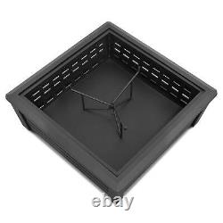 Square Fire Pit, Outdoor Use, 35 Black