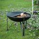 Steel Fire Pit 60cm With Free Bbq Rack